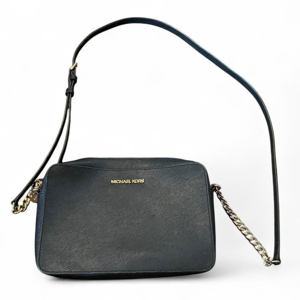 Michael kors Jet Set Large Saffiano Leather Crossbody Bag